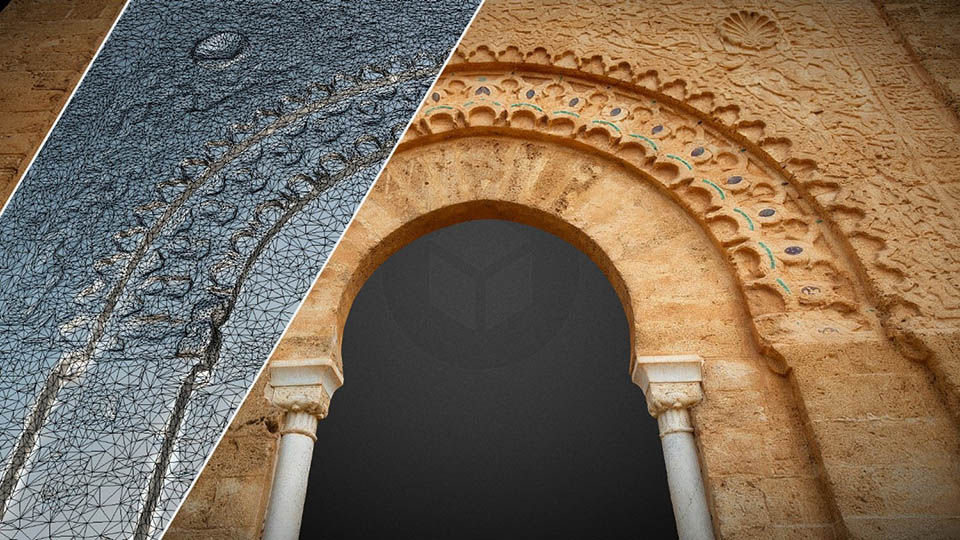 Artify digitally preserves Algeria’s rich cultural heritage, such as the ruins of Mansourah Mosque in Tlemcen, in minute detail.