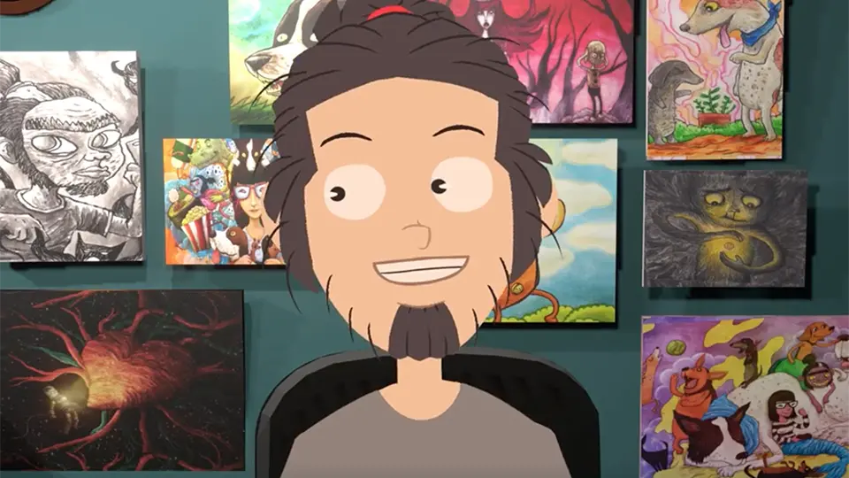 Avid Liongoren, a character of the short animated documentary Atin to