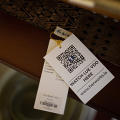 All products have a QR code attached to view their origin