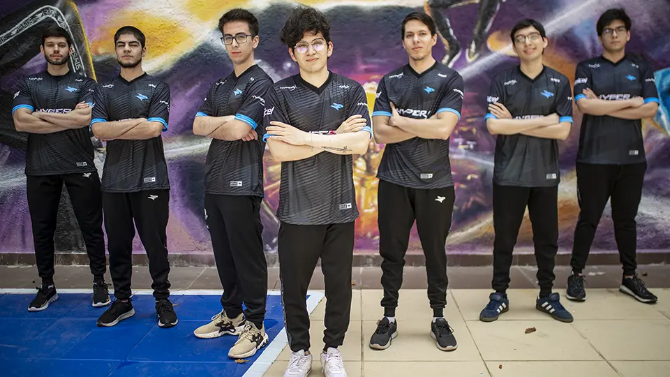 Members of the Isurus team at the 2019 League of Legend CRED Riot games
