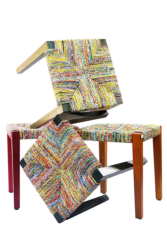JunkNot’s stackable stools