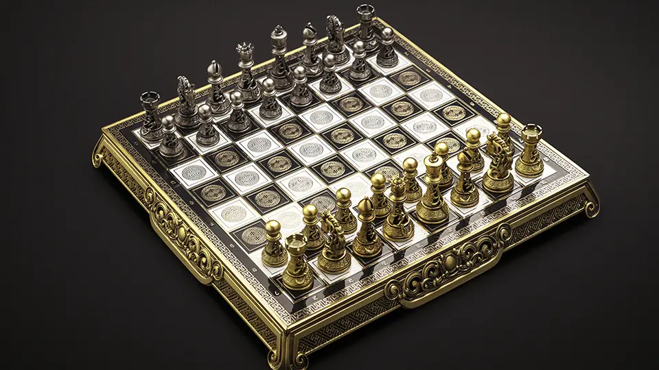 Khaan Chess pieces