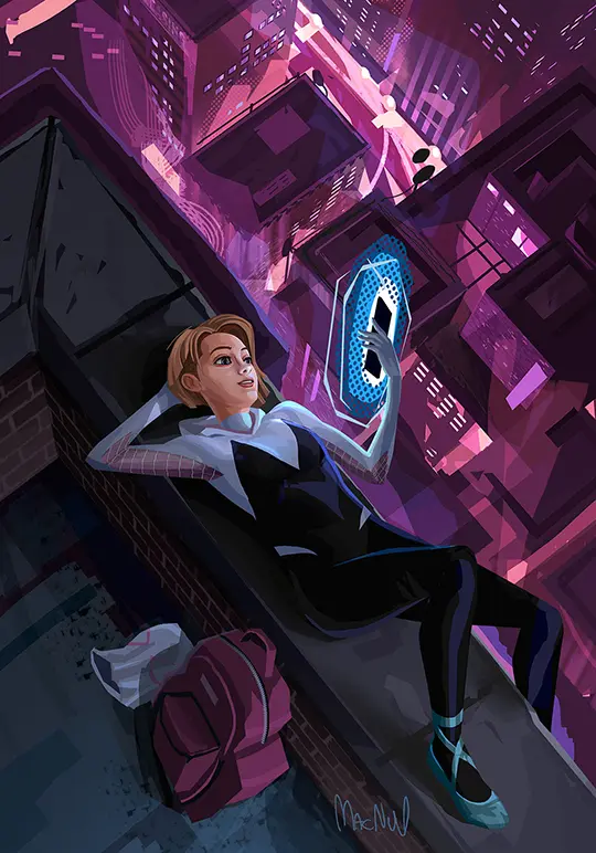 Spider-Gwen Bob MacNeil artwork